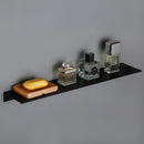 30-60CM Black Kitchen Aluminium Bathroom Shelves Shower Storage Rack Wall Mounted Corner Basket Shampoo Toothbrush Cup Shelf