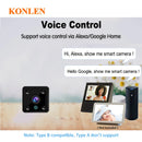 Small Mini Tuya Smart Life Wifi Camera IP Wireless Battery 1080P HD Video CCTV Nanny Body Cam Night Home Security Google Alexa