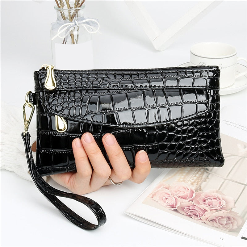 New Fashion Pu Leather Women Wallet Clutch Women&