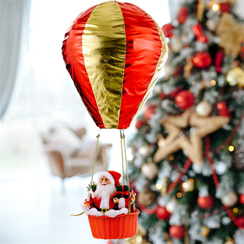 Newest Christmas Gifts Santa Claus Lantern Ball Hanging Pandents Navidad Ornaments New Year 2022 Gifts Christmas Decor for Home