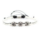 Herrenschmuck Armband Männer Luxus Königsarmreif Set Römische geflochtene Armbänder für Frauen Mode Armband Gold Manschette Freundschaftsgeschenke