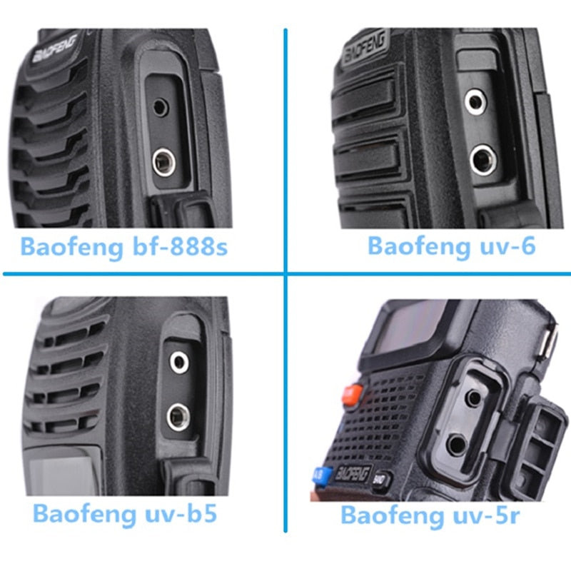 5pcs Baofeng UV-5R Headset Ham Radio Earphone Walkie Talkie Woki Toki Headphone PTT B5 B6 Uv-6r F8+ Wln Kd-c1 K Port Earpiece