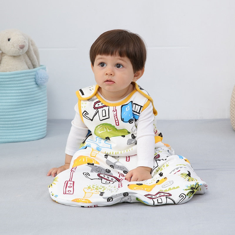 HappyFlute 10-20℃ 3Size Cotton Fabric Unisex Swaddling Vest Children&