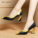 The Sienna | Hand-Finished Genuine Leather Court Heel — Italian Spring Collection