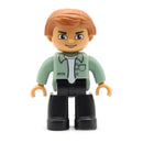 Big Size Action Figures City Princess Policemen Family Building Block Doll Character Accessory Assembly Toys for Children Gift