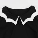 The Vespertine | Bat-Embroidered Vintage A-Line Party Dress