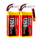 Sunpadow 2S Lipo Battery 900mAh 1350mAh 7.4V 20C 25C Soft Pack with JST XT30 Plug for RC Airplane Quadcopter Helicopter 2packs