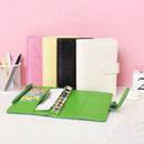 A5/A6 PU Macaroon Crocodile Pattern Loose-Leaf Only Cover Binder Dairy Travelers Leather Notebook