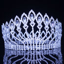 Crystal Queen Hochzeit Tiara Krone Braut Festzug Haarschmuck Barock Diadem Kopfschmuck Damen Braut Kopfschmuck Accessoires