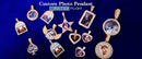Gold Color Star Shape Pendant Street Necklace Copper Plated Charm Cubic Zircon Men's Hip Hop Rock Jewelry