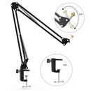 FIFINE Adjustable Microphone Suspension Boom Scissor Arm Stand for K688  K669 K670 K658 K678 K690,Ampligame A6V A8