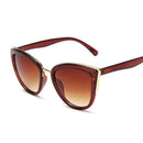 Vintage Cat Eye Sunglasses Women Fashion Brand Designer Sunglasses Female Sexy Leopard Cateyes Black Gradient Oculos De Sol