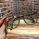 Kurzsichtigkeit Weitsichtigkeit Damen Sonnenbrillen Vintage Brillen mit klaren Gläsern Damen Luxus Strass-Brillen Herren Optische Brillen