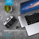 USB 3.1 Type-C Hub To HDMI Adapter 4K Thunderbolt 3 USB C Hub with Hub 3.0 TF SD Reader Slot PD for MacBook Pro/Air 2018 - 2020