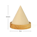 Bamboo and Wood with Microfiber Cloth Jewelry Display Stand Necklace Ring Display Stand Bracelet Earrings Display Jewelry Stand