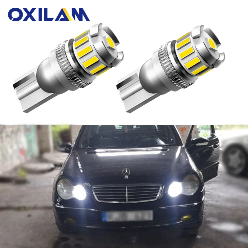 2x Canbus T10 W5W 168 194 LED Clearance Side Marker Lights For Mercedes Benz W221 W220 W163 W164 W203 C E SLK GLK CLS M GL