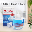 Y-Kelin Denture Cleansing Tablets 96 Tabs  Effervescent   Pills  Cleaner  Care For The Elderly Oral Hygiene