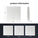 Benexmart Zigbee Wireless Switch 1 2 3 4 Gangs Scene Control Smart Home Devices Works with Tuya Click On Off Scene Switch Black