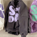 MILANCEL 2022 Spring Mother Kids Hoodie Letter Print Family Look Korean Casual Family Matching Outfits