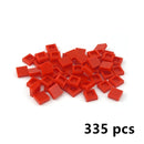 DIY Building Blocks 1x1 Figure Bricks Ceramic Tile 1x1 Educational Creative MOC Bricks Smooth Flat Tiles 3070 Toys for Children