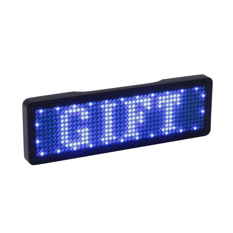 2022 fully new bluetooth LED name badge support multi-language multi-program small LED display HD text digits pattern display