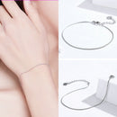 BISAER 925 Sterling Silber Runde Glücksblaue Böse Augen Liebe Herz Offene Armreifen Damen &amp; Mädchen Silber Armbänder Mode Schmuck
