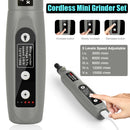 NEWACALOX USB Charging Variable Speed Mini Grinder Machine Rotary Tools Kit Grinder Set with 126pcs Engraving Accessories Kit