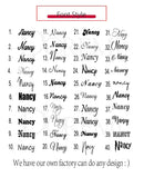 80CM Stainless 2021 New Name Waist Chain For Women Letters Digital Custom Belly Chain Simple Sexy Body Chain Gift for Girlfriend