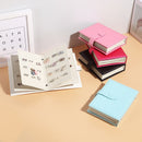 Ohrringe Schmuck Aufbewahrungsbox Halterung Ohrring Organizer Display Ständer Tragbare Schmucktasche Faltbare Buchform Leder Kreativ