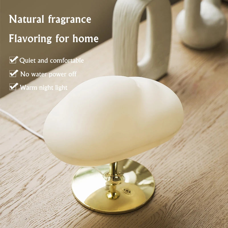 DC5V Cloud Aromatherapy Essential Oil Diffuser Ultrasonic Air Humidifier with Colorful LED Table Lamp For Home Mist Maker Fogger