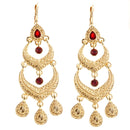 Moroccan Style Earrings for Women's Wedding Party Jewelry with Rhinestone Droplet Shape