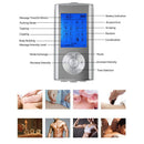TENS EMS Gerät, 8 Modi, digitales Handgerät, beste Schmerzlinderungsmaschine für Nacken, Rücken, Lendenwirbel, Muskelstimulator Therapie, Körpermassagegerät