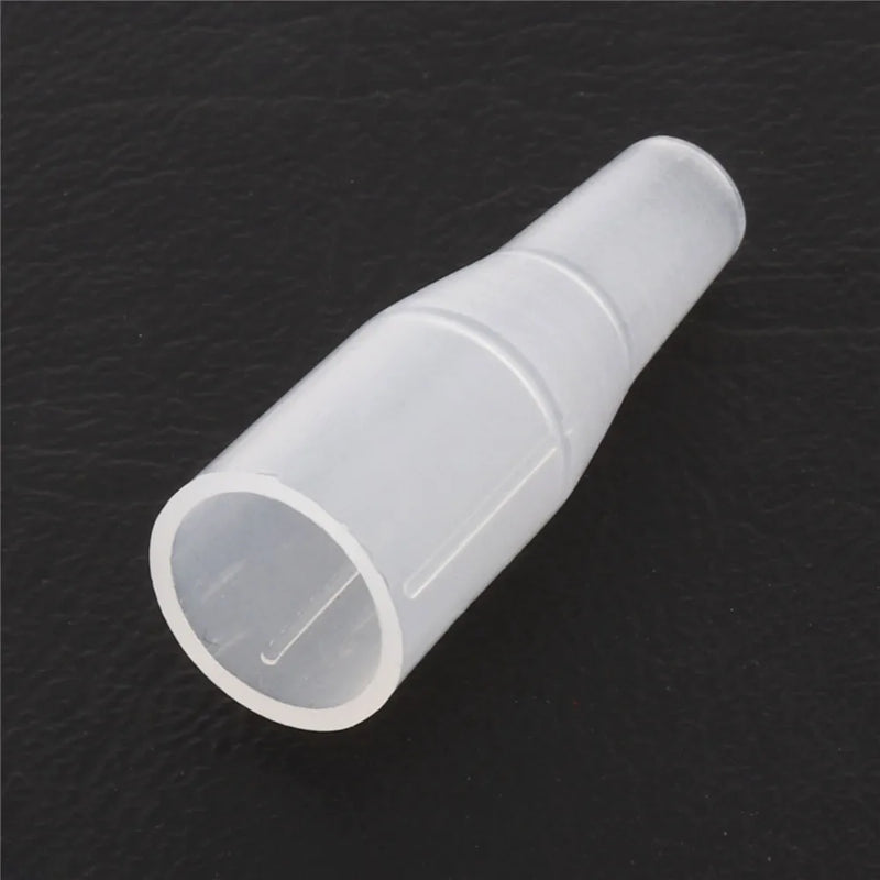 High quality 10pcs Transparent white Pencil Cap Pen Cover Student School Office Stationery Supplies