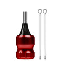 Aluminum Alloy Cartridge Tattoo Grips 32MM Adjustable Tattoo Tube for Cartridge Needle with Needles Bars