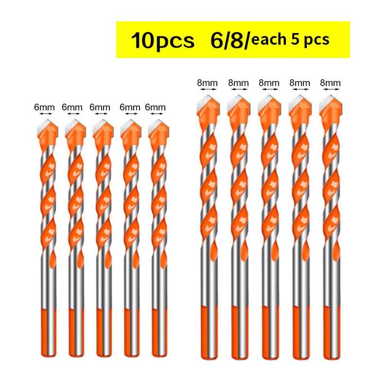 3-12mm Diamond Drill Bit Set Tile Marble Glass Punching Hole Saw Ceramic Drilling Core Bits  Woodworking Tools Dropshipping