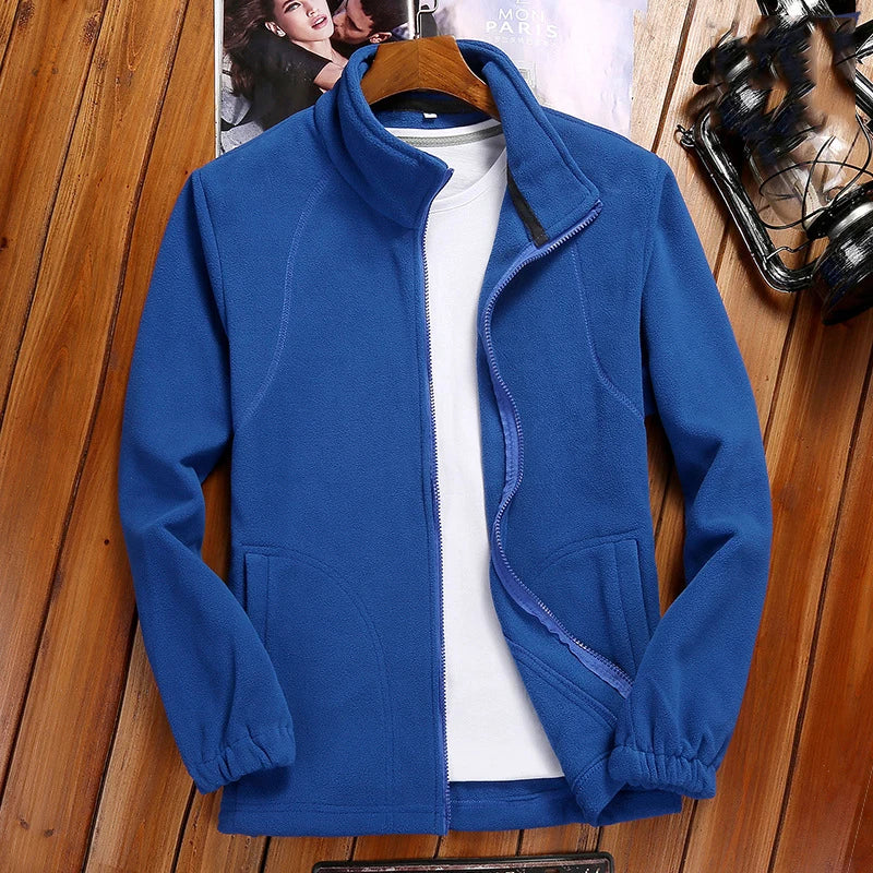 2023 Winter New Women's Zipper Cardigan Sweatershirt Warm Coral Jacket Ladies Outdoor Running Style Polar Fleece Coat Clothes