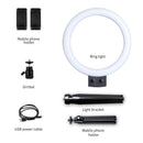 9 Zoll Mini-LED-Video-Selfie-Ringlicht mit Stativ Ringlampen für YouTube-Handy Live-Foto-Fotostudio Ringlicht
