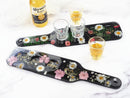 DIY Kristall-Epoxidharz-Form Weinglas-Tablett Weinbierregal Spiegel Silikonform für Harz