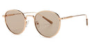 Kachawoo men's round sunglasses retro metal gold black brown classic sun glasses fashion woman accessories gifts drop ship