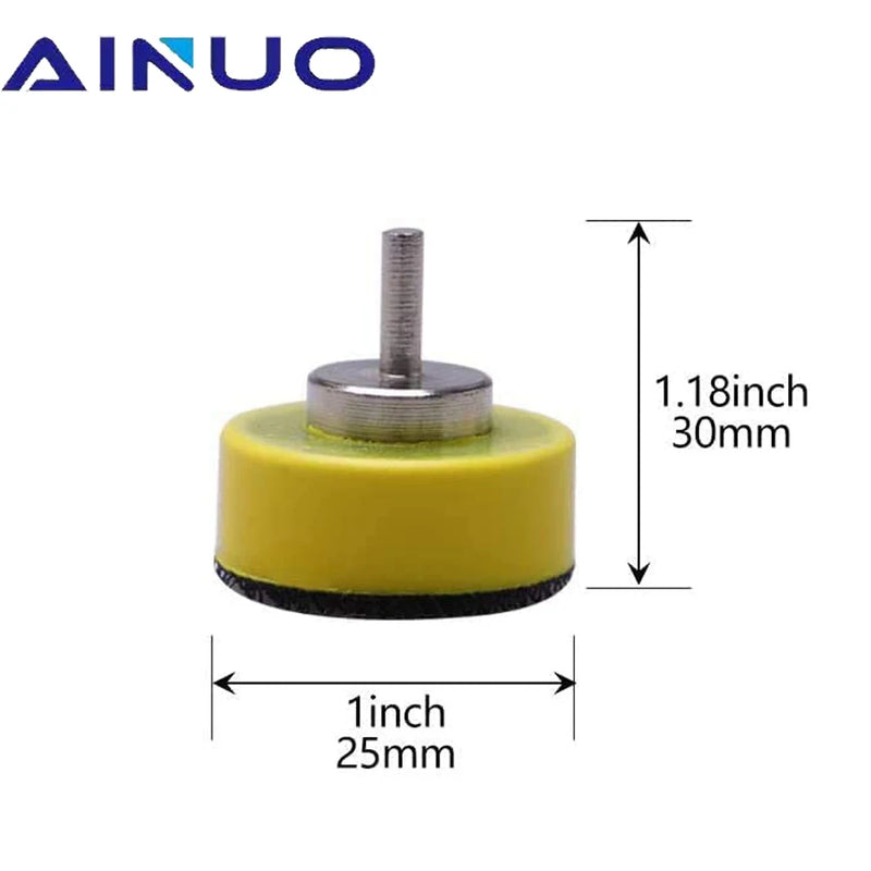 22Pcs Buffing Waxing Polishing Sponge Pads Kit Set Car Wheel Hub Polish Buffing Shank Waxing Foam Polisher