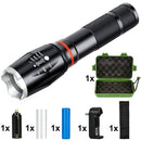 LED 8000 Lumen T6 Handheld Taktische Taschenlampe COB Laterne Magnetisch 6 Modi Wasserbeständig für Teleskop-Fokus Arbeitslicht