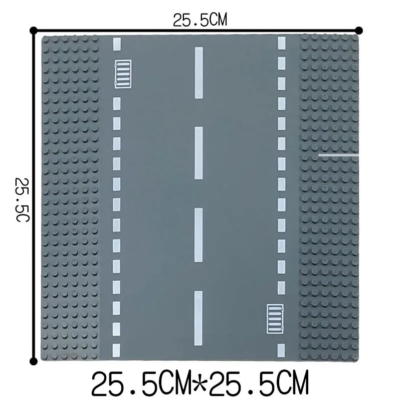 City Baseplate Figures 16*32 32*32 Dots Base Plate Road Board DIY Model Building Blocks Toys for Children Kids Gifts Baseplates