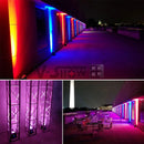 10 Stk. mit Gehäuse Batteriebetrieben Hochzeits-Uplight 6x18W RGBWAUV LED Kabelloses DMX WLAN Fernbedienung DJ Par Sound Party Lichter