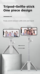 Ulanzi MT-08 SLR Camera Smartphone Vlog Tripod Mini Portable Tripod with Cold Shoe Phone Mount for iPhone Android