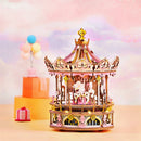 The Kinematic Carousel | Architectural Wooden Music Box