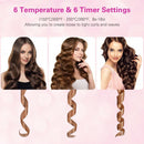 Automatic Hair Curler Ceramic Hair Iron Curling Iron for Hair Waver Wand Curling Wand Curlers Cordless USB Charging Curler Iron