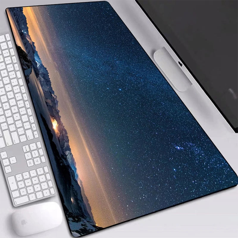 Space Gaming Mouse Pad Large Home Custom Mousepad Gamer Office Natural Rubber XXL Mouse Mat Desk Keyboard Pad XXXl Mouse Pads