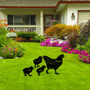 5/1pcs Easter Chicken Hen for Easter Gardening Ornaments Yard Art Outdoor Garden Backyard Lawn Stakes Garden Hen Larg