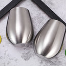 4PCS Stainless Steel Stemless Wine Glasses Kitchen Bar Unbreakable Metal Drink Cups For Indoor & Outdoor Picnics Camping