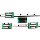 HGR20 HGR15 CNC Square Guide Linear Rail 2PCS ANY LENGTH + 4PCS HGH15CA / HGH20CA Slide Block Carriage for CNC Router Engraving